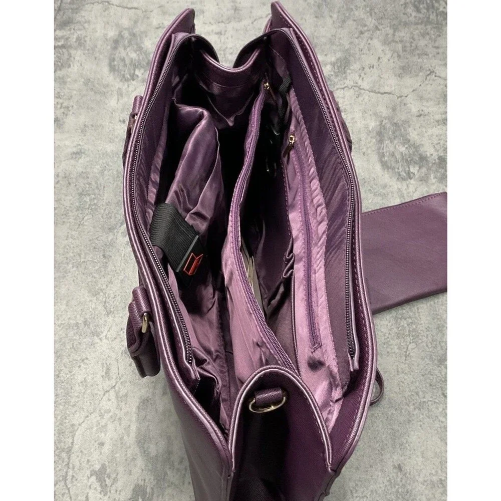Laptop Tote Bag 2PC Women Work Briefcase Satchel Water Resistant